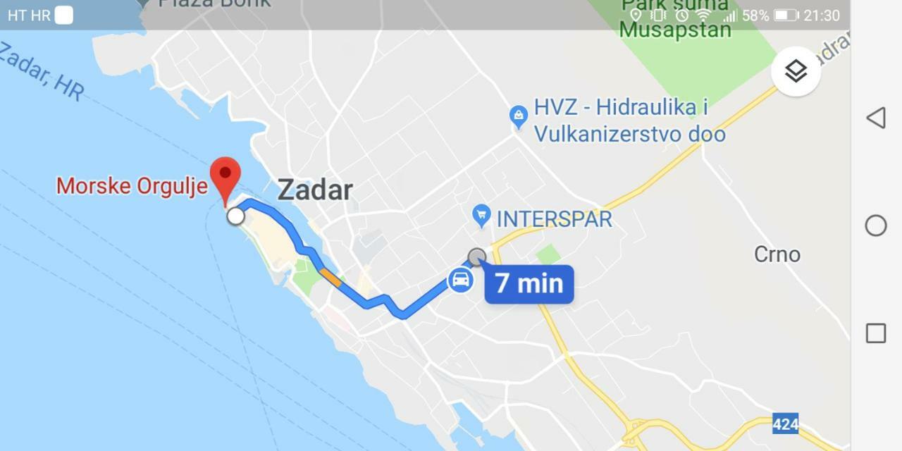 Neluna Apartment Zadar Bagian luar foto